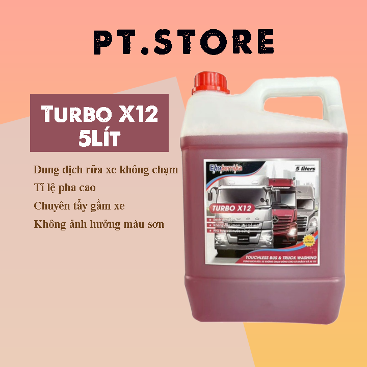 EKOKEMIKA TURBO X12 - DUNG DỊCH RỬA XE KHÔNG CHẠM
