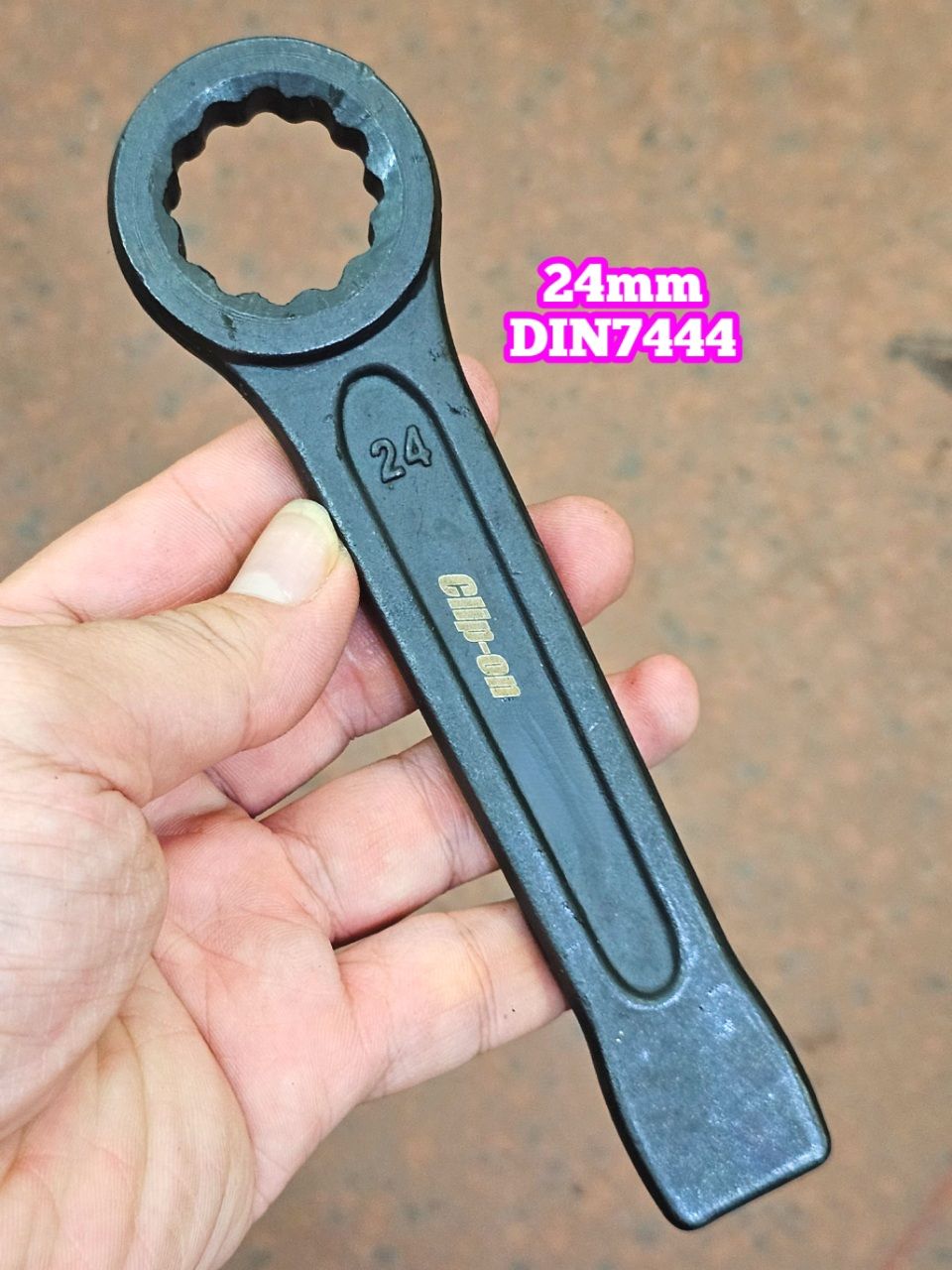 Cờ Lê Vòng Đóng 24mm Clip On (Vòng Đóng 24mm Cờ Lê Đóng 1 Đầu Vòng 24mm)