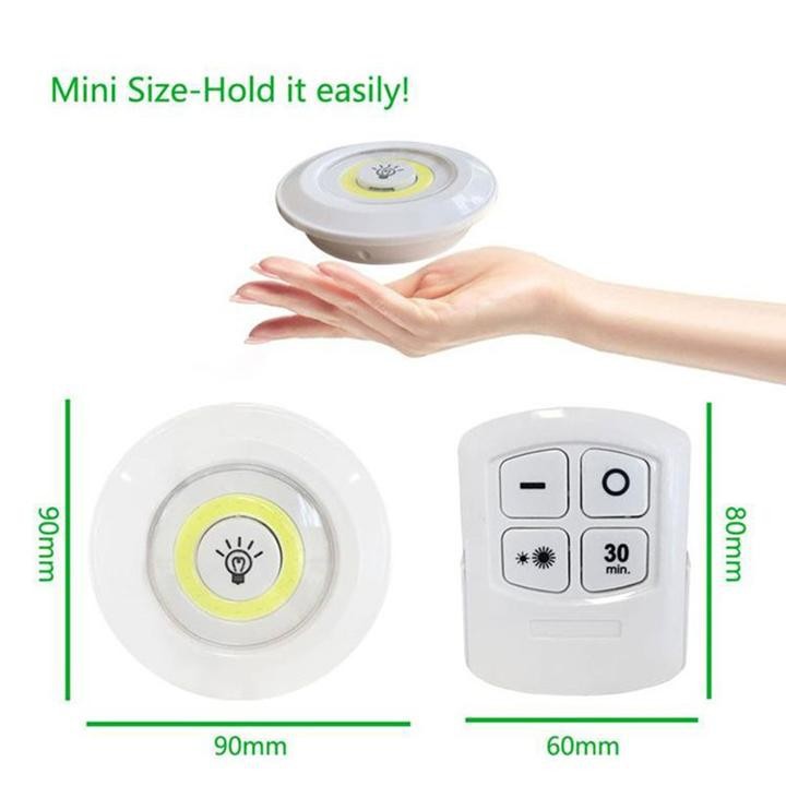 BỘ 3 ĐÈN LED CÓ ĐIỀU KHIỂN TỪ XA