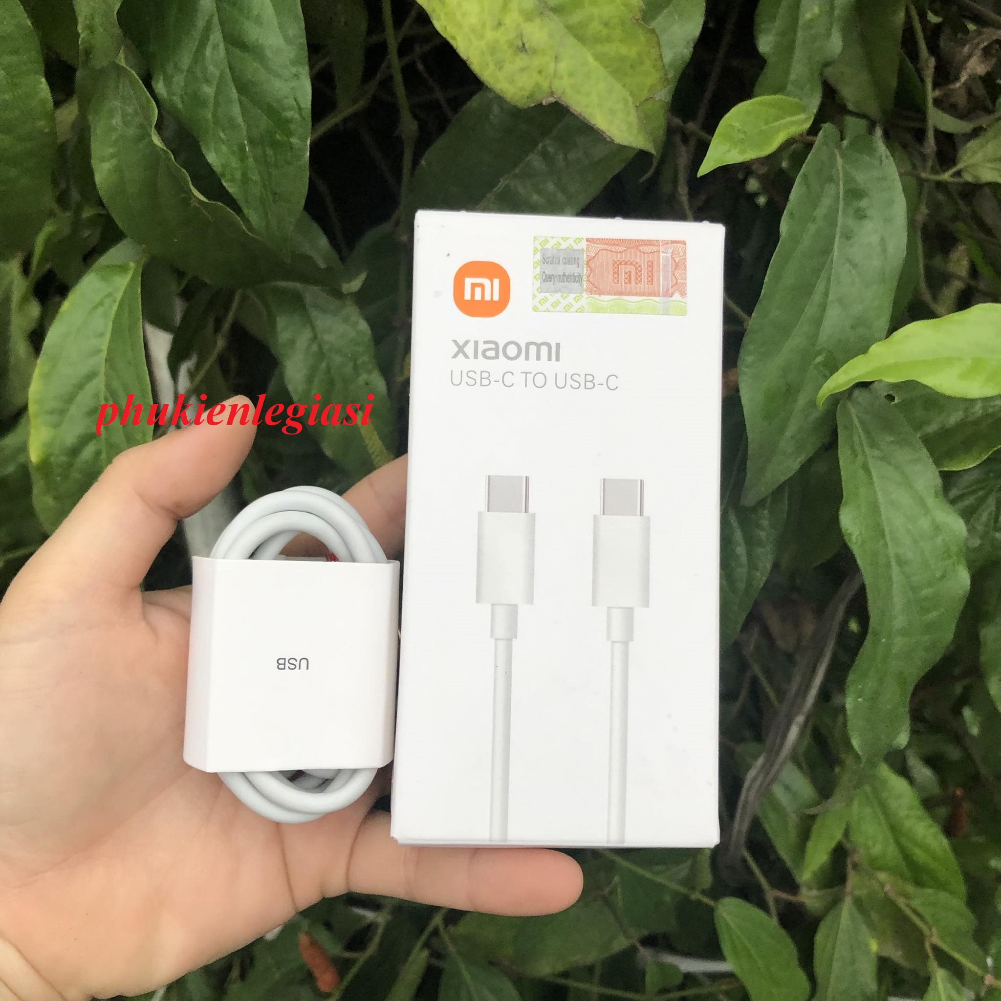 Cáp sạc XIAOMI Type C to Type C hỗ trợ sạc nhanh