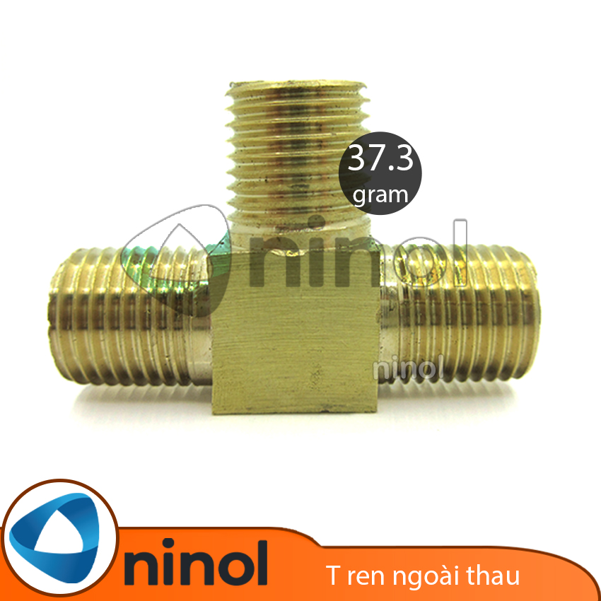 Nối thau chữ T ren ngoài