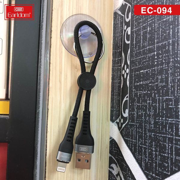 [HCM]Cáp sạc ngắn 25cm Earldom (iphone type C Micro Usb) chính hãng