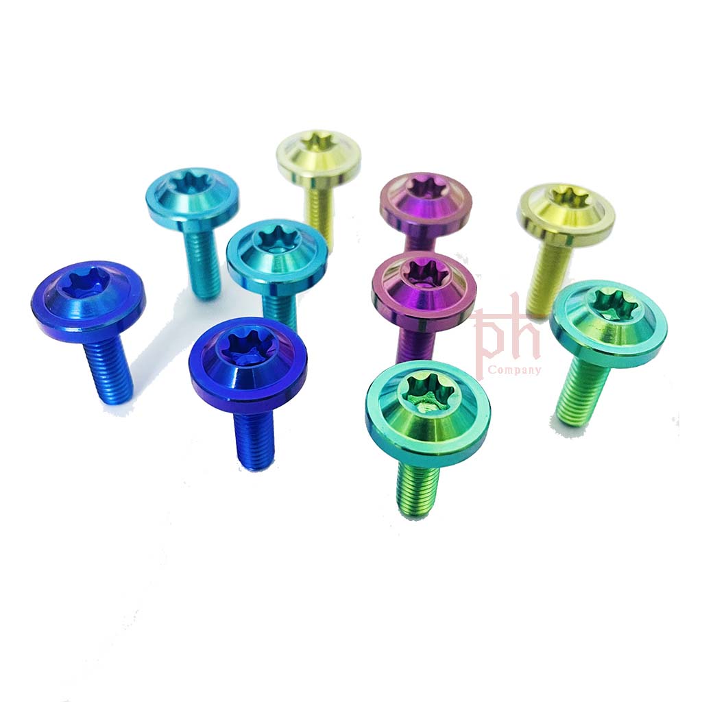 ỐC TITAN GR5 6li20 Dù Dày Gắn Dàn Áo/Ốp Pô/Dè...-PHS