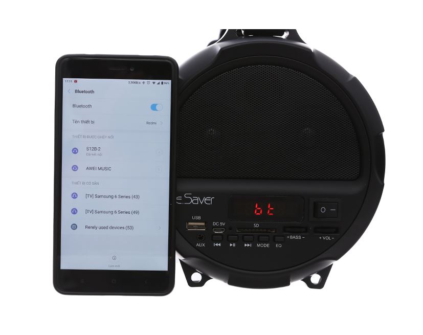 Loa Bluetooth eSaver S12B-2 Đen