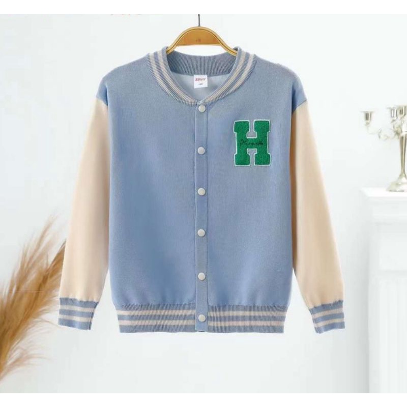(25-52kg)Áo len bomber 2 lớp dày ấm size đại cho bé(mới về)