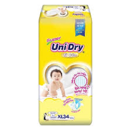 Freeship [Tặng 8 miếng cùng loại] Combo 2 Bịch Tã Dán Siêu Thấm Unidry Size  M42 - L38 - XL34