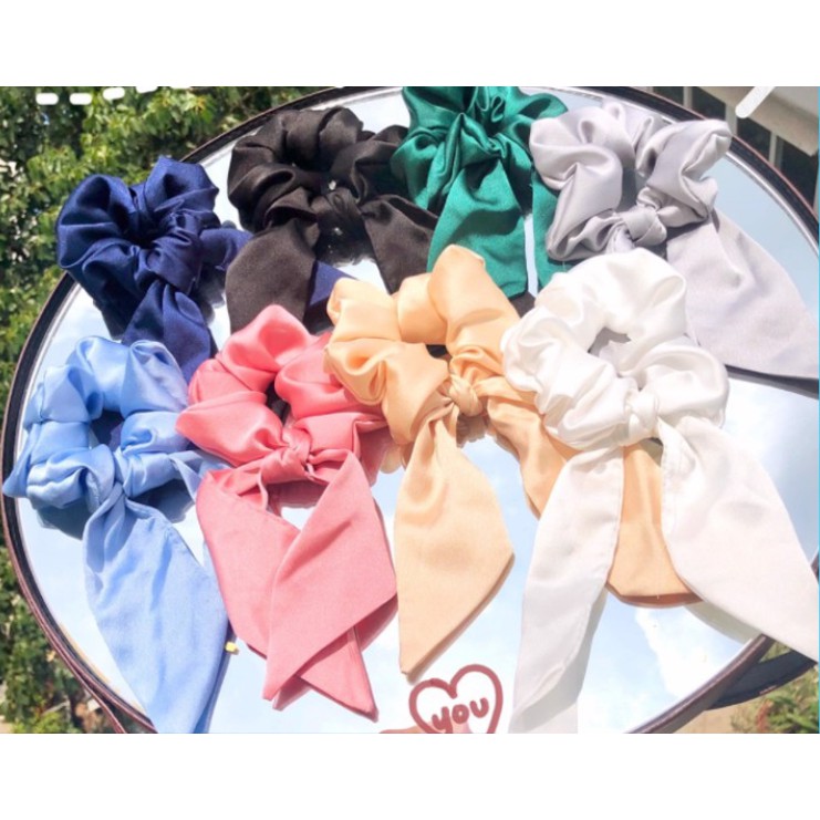 Scrunchies cột tóc nơ hari