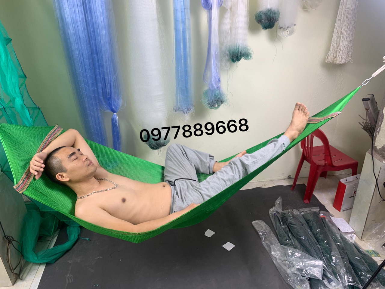 LƯỚI VÕNG XẾP CAO CẤP DÀI CHUẨN 2.2M