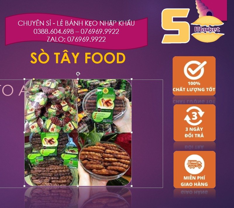 (DATE MỚI) Me tách hạt thái lan 200gr TEM XANH