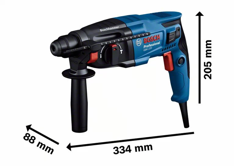 [Trả góp 0%] Máy khoan búa Bosch GBH 220
