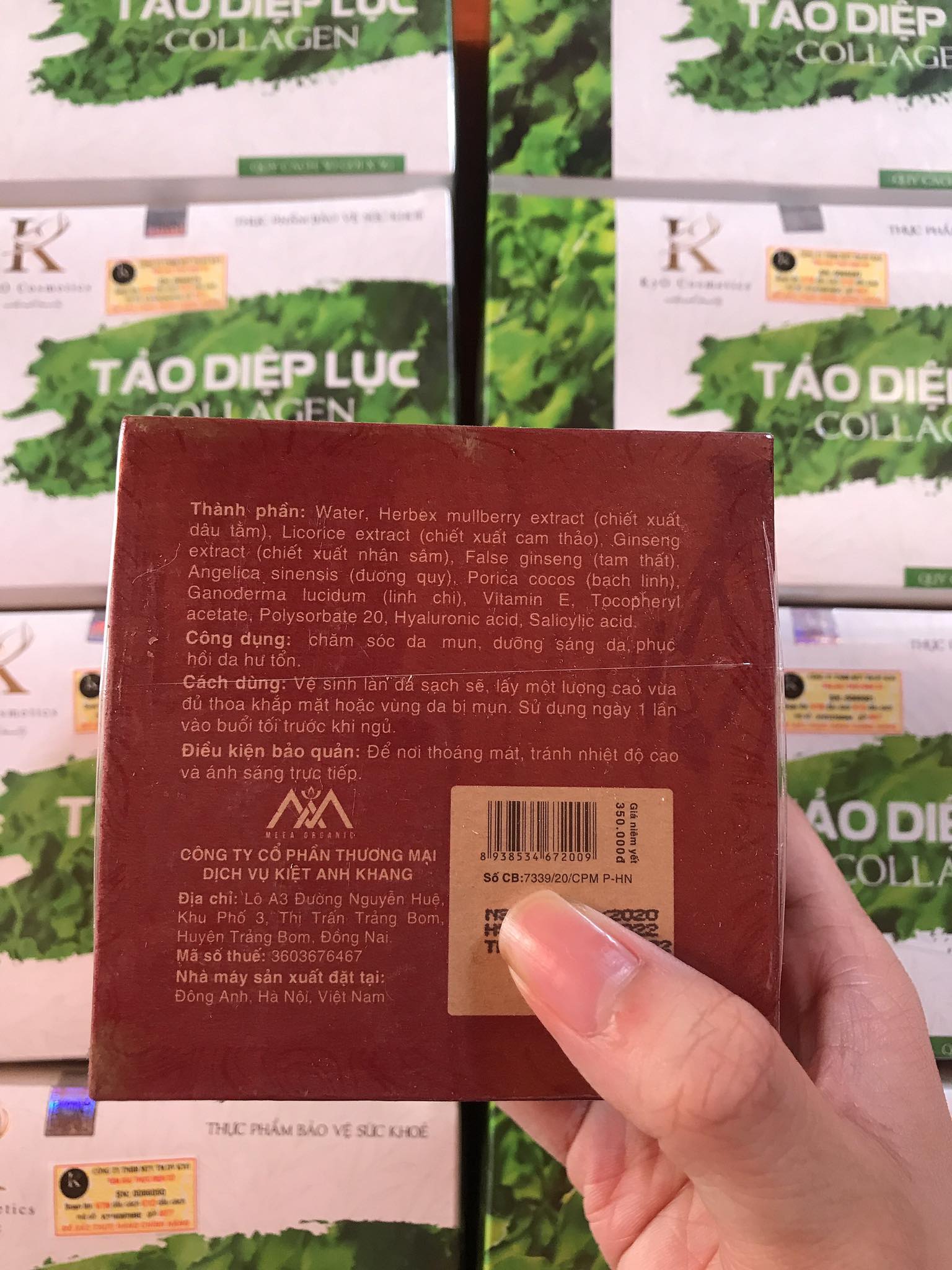 [Chính Hãng] Cao Mụn Sâm Đỏ Hộp 15G