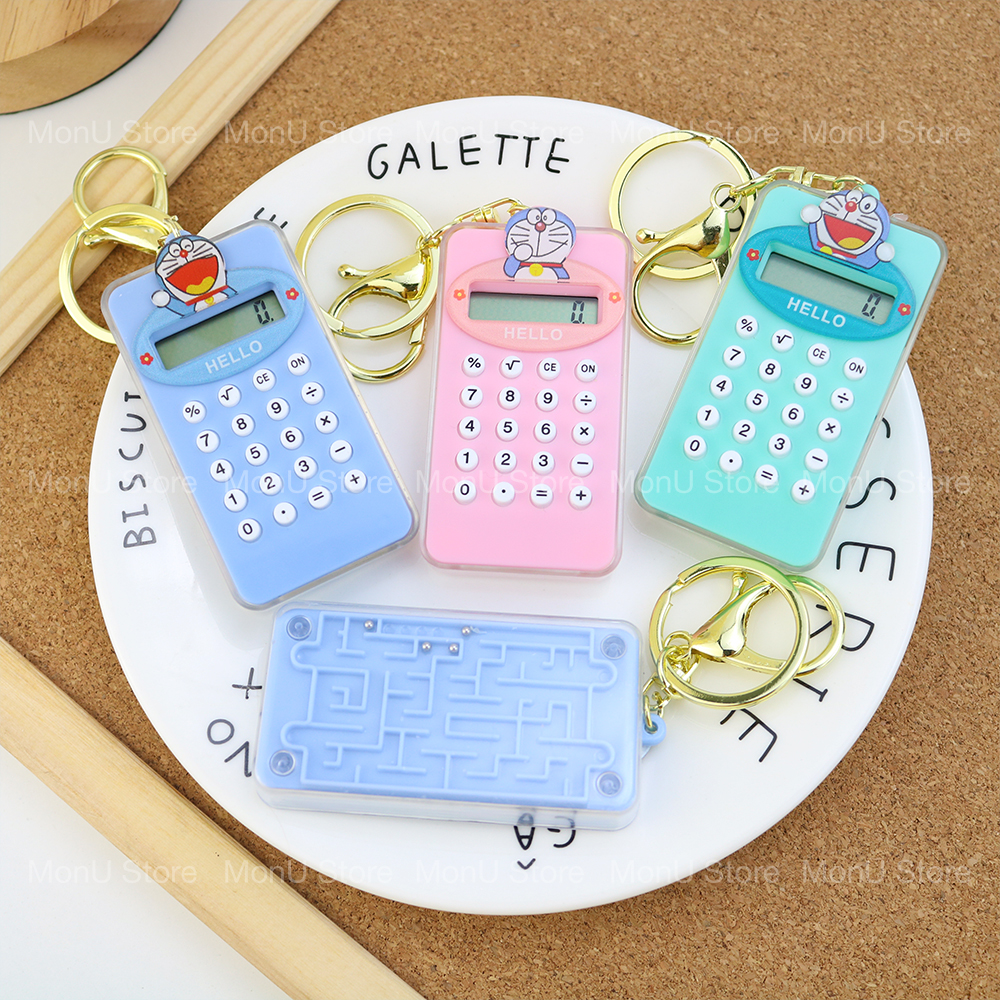 Móc khóa hình máy tính doraemon doremon dễ thương cute mon0304