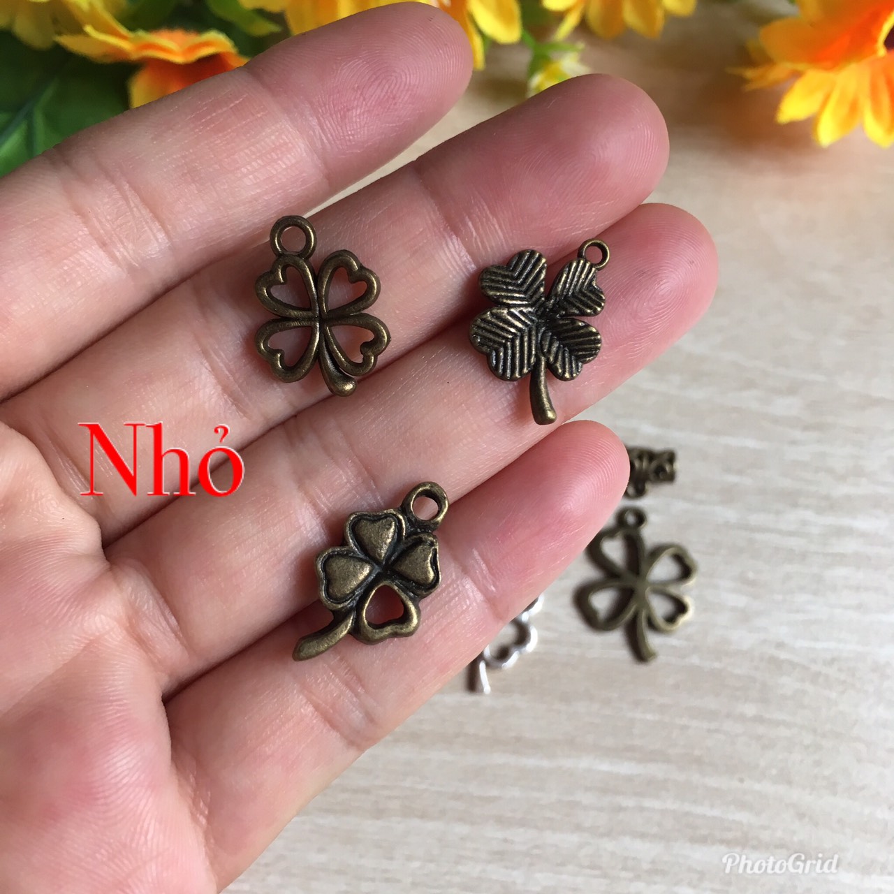 🍀🌺 1 charm cỏ 3 lá 4 lá may mắn bình an 🍀🌺