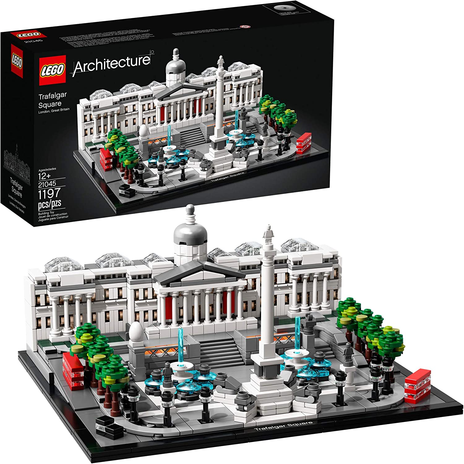 Bộ đồ chơi LEGO Architecture 21045 Trafalgar Square Building (1197 mảnh)