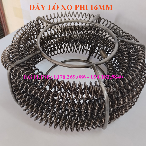 Dây thông cống lò xo Phi 16 dài 15m dùng máy khoan💰FREESHIP💰