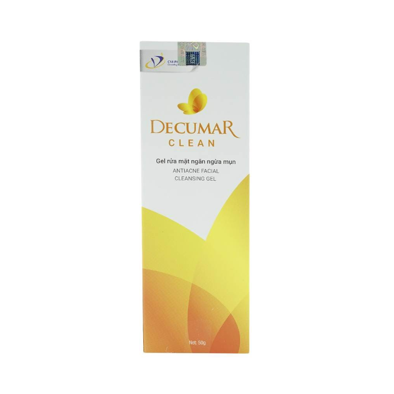 Decumar Clean 50gr/ 100gr✅ Sữa Rửa Mặt Decumar Dạng Gel✅ Ngừa Mụn Sáng Da