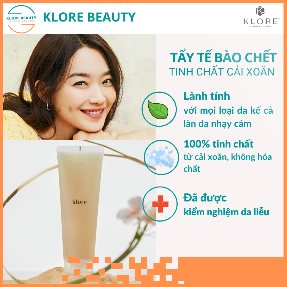 tẩy tế bào chết klore beauty