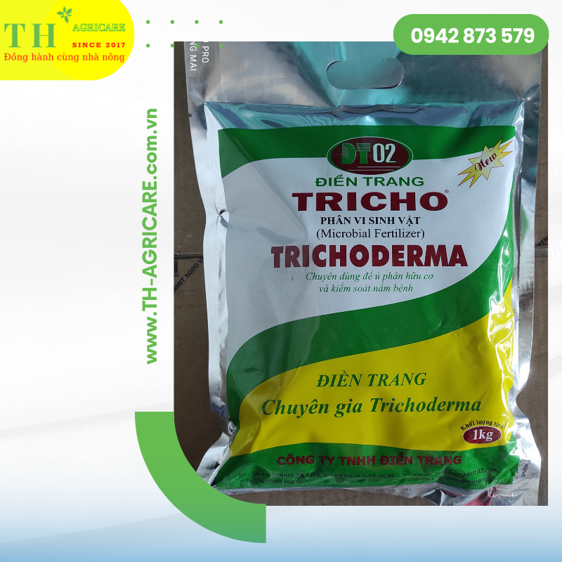 ✔️ 1kg Trichoderma Điền Trang Ủ Phân Hữu Cơ Tại Nhà, Xử Lý Nấm, Vi Sinh Vật Gây Hại Cho Cây Trồng Và Con Người | TH-AGRICARE