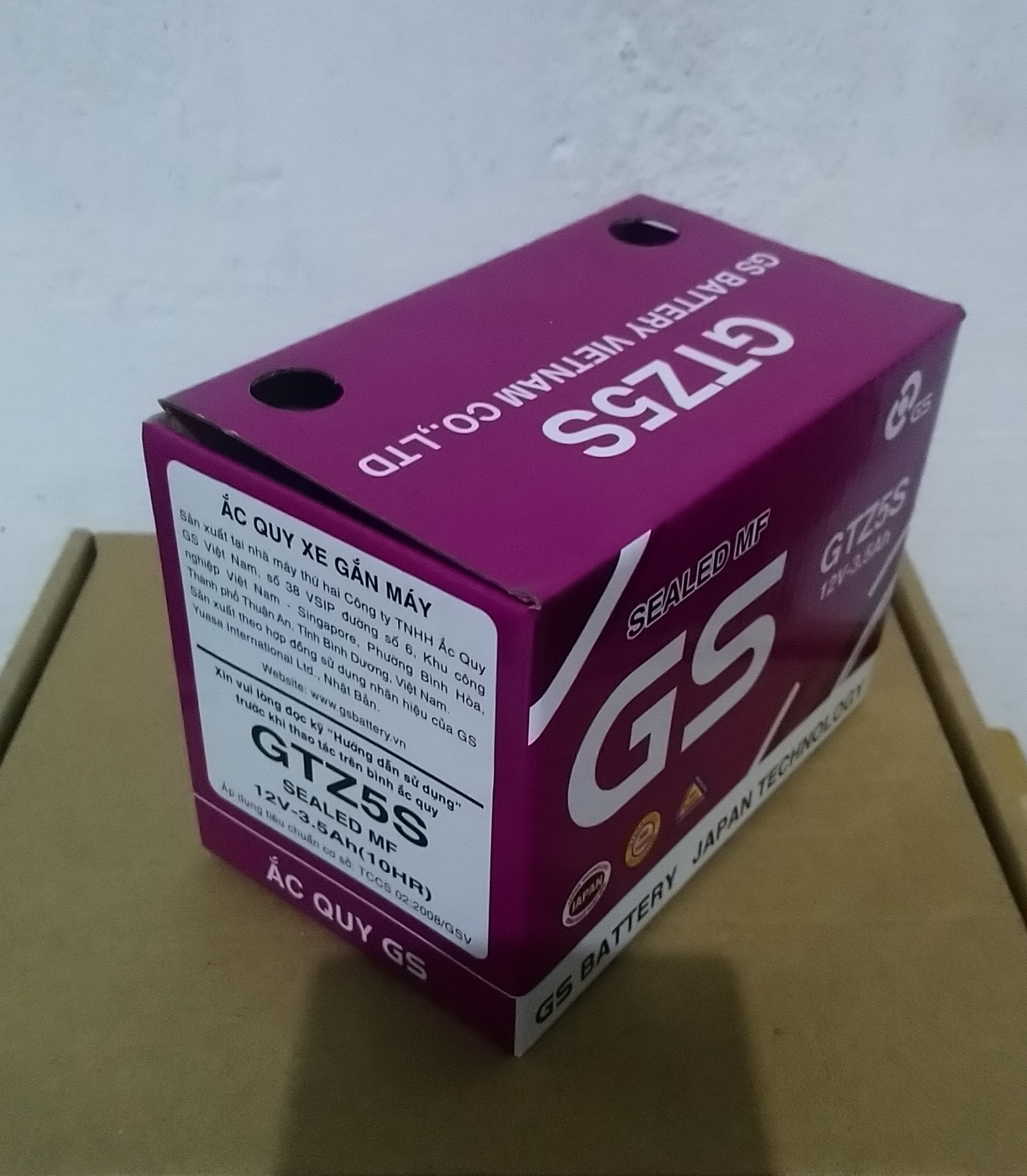 BÌNH ẮC QUY GS 12V-3.5A