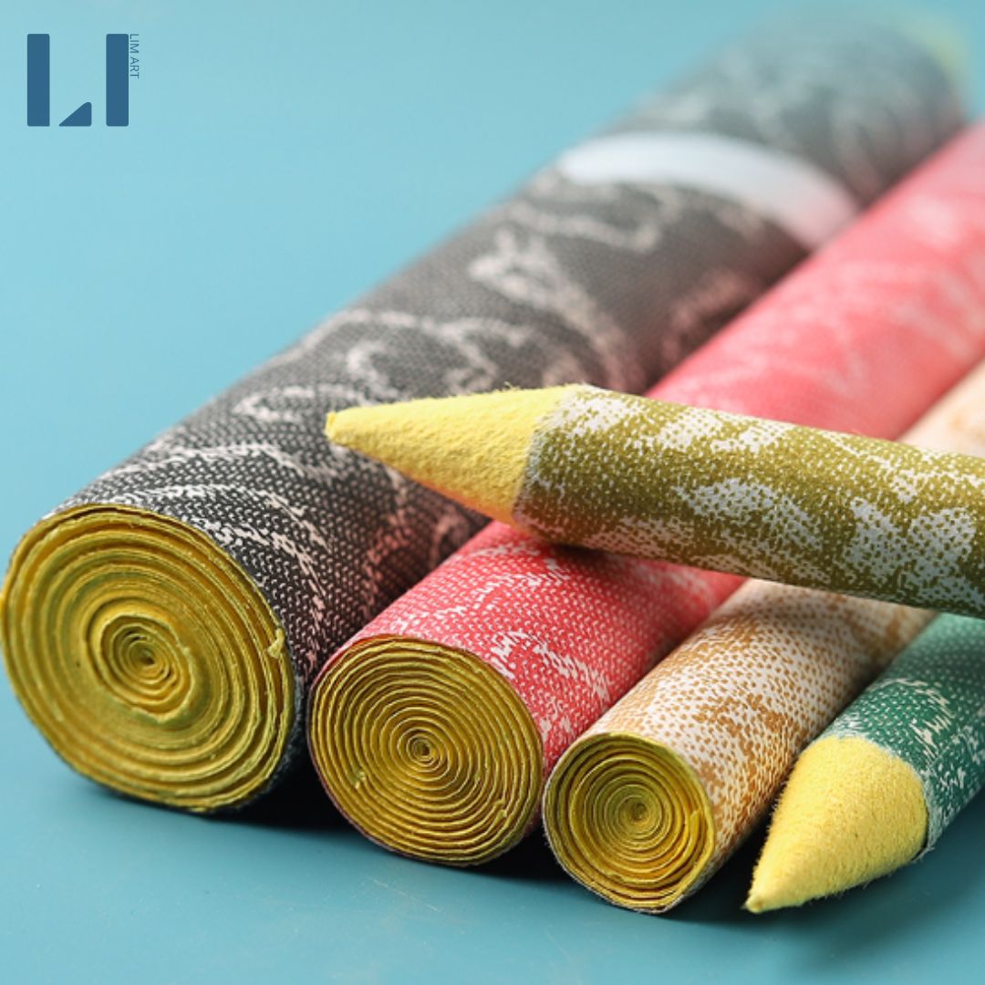 Set 3/6 cây di chì phác thảo, blend màu