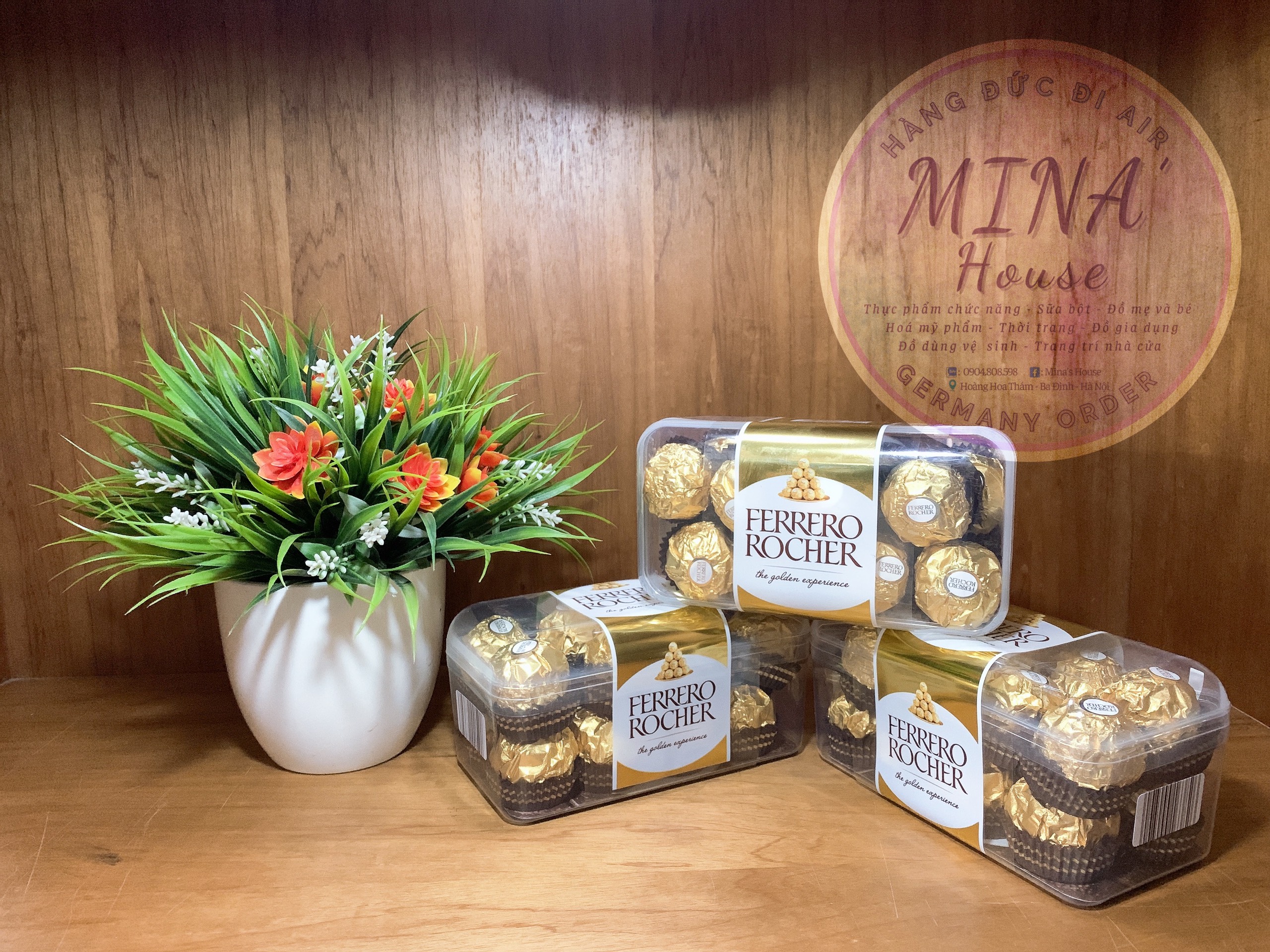 (BILL ĐỨC) Kẹo socola Ferrero Rocher  hộp 16 viên