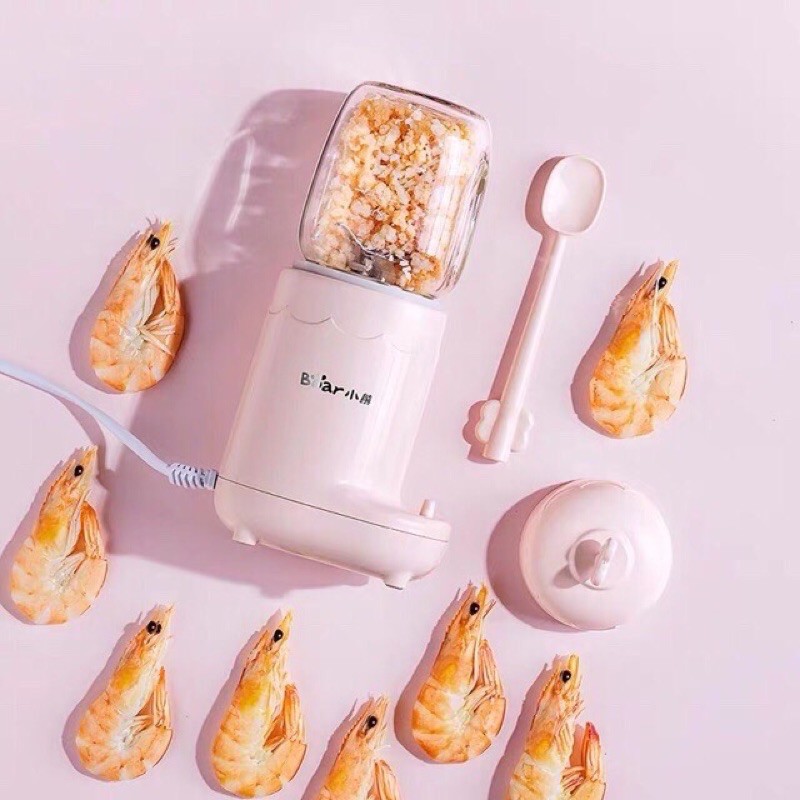 Máy xay ăn dặm 3 cối thủy tinh Bear