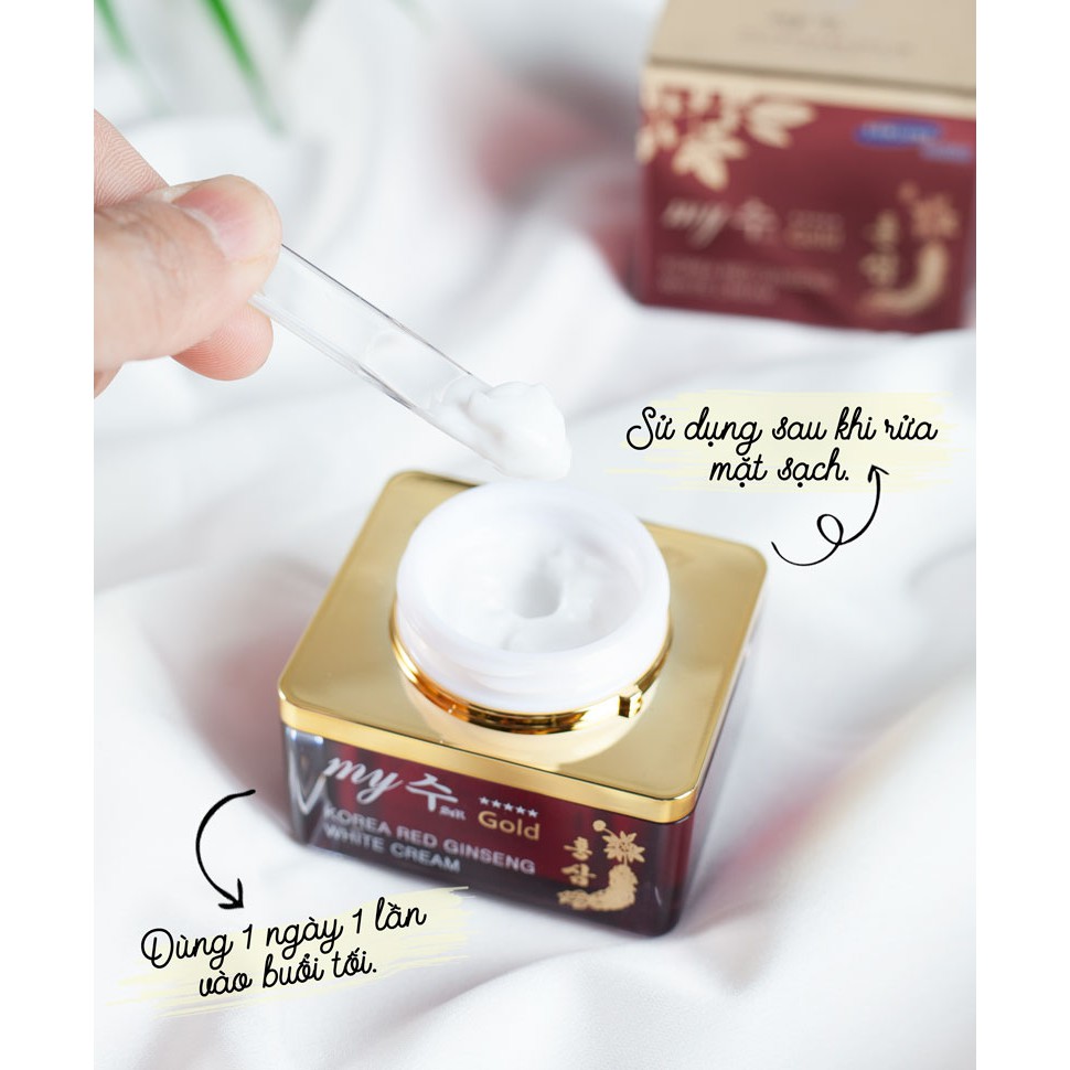 Kem Dưỡng Trắng Da Hồng Sâm My Gold Hàn Quốc