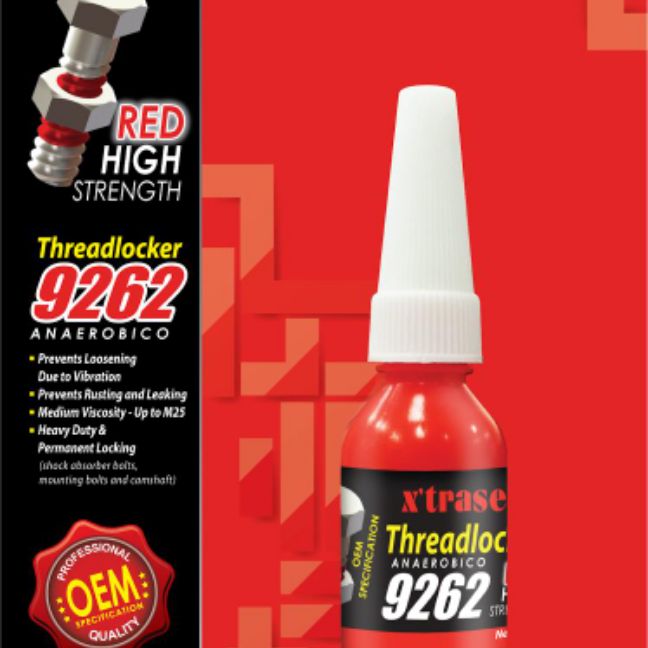 Keo khóa ren đỏ vỉ .10ml