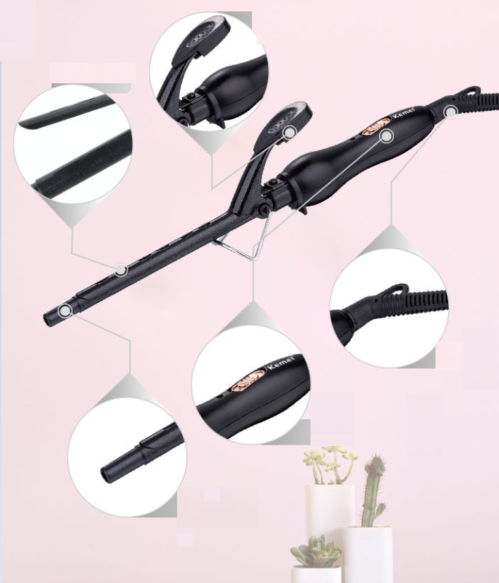 [HCM]Máy Uốn Tóc Xoắn Xù Kemei KM S207