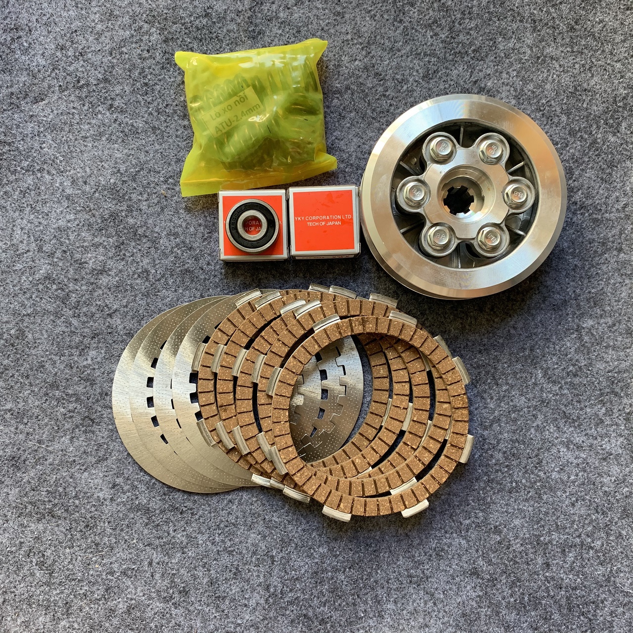 Nồi độ Wave Drem 100 6 lò xo (Full bố, lá sắt, lò xo, vòng bi)