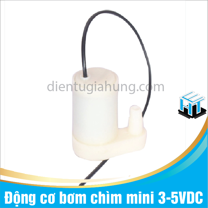 1 Cái Động cơ bơm chìm mini 3-5VDC (Màu ngẫu nhiên)