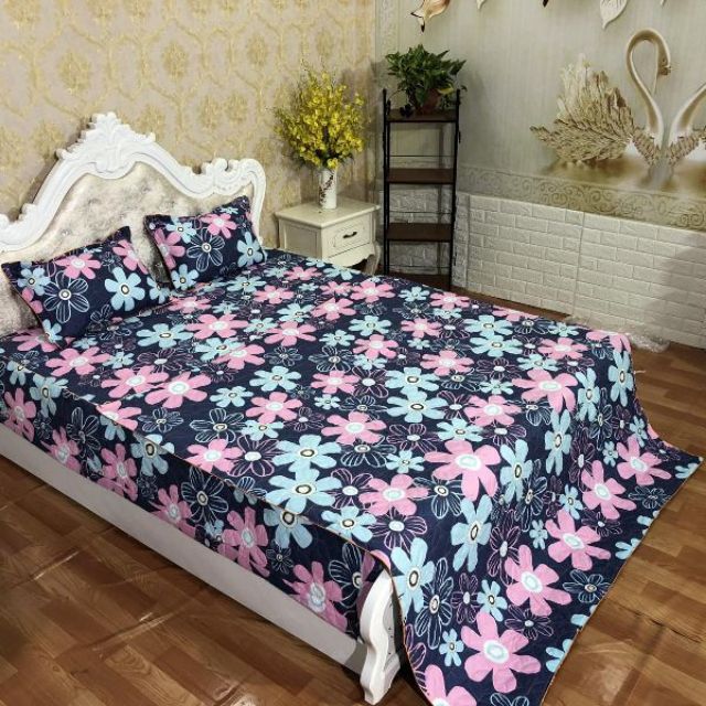 Set ga gối 1m8 cotton poly m0063356