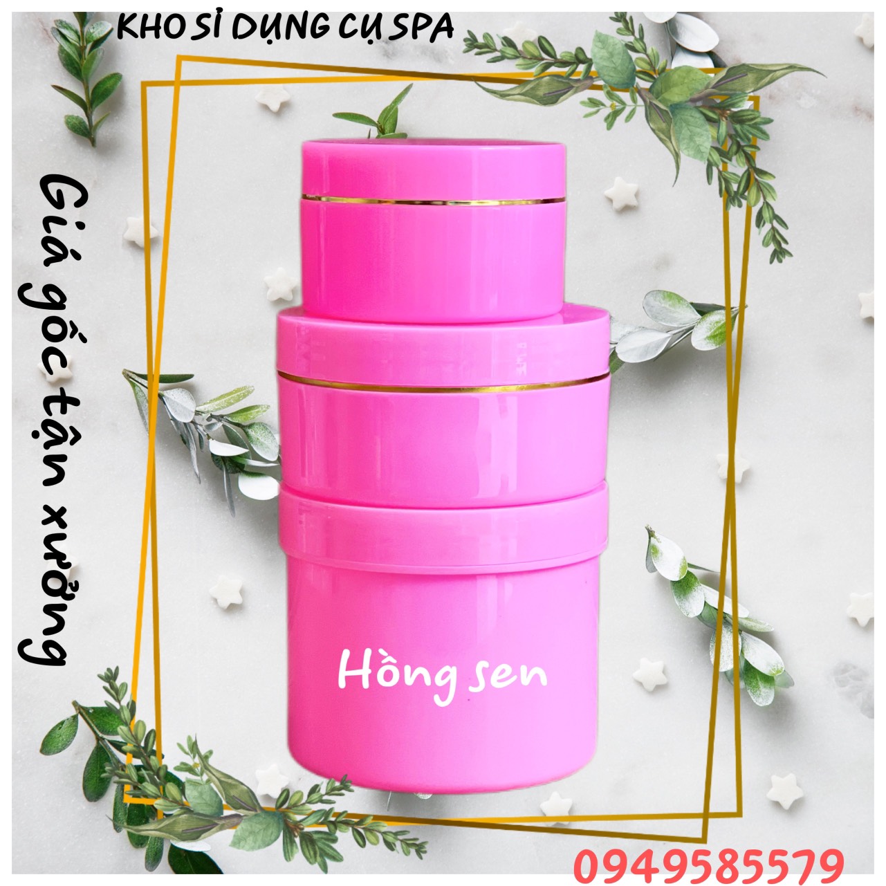 combo 50 hủ 100gr màu đen