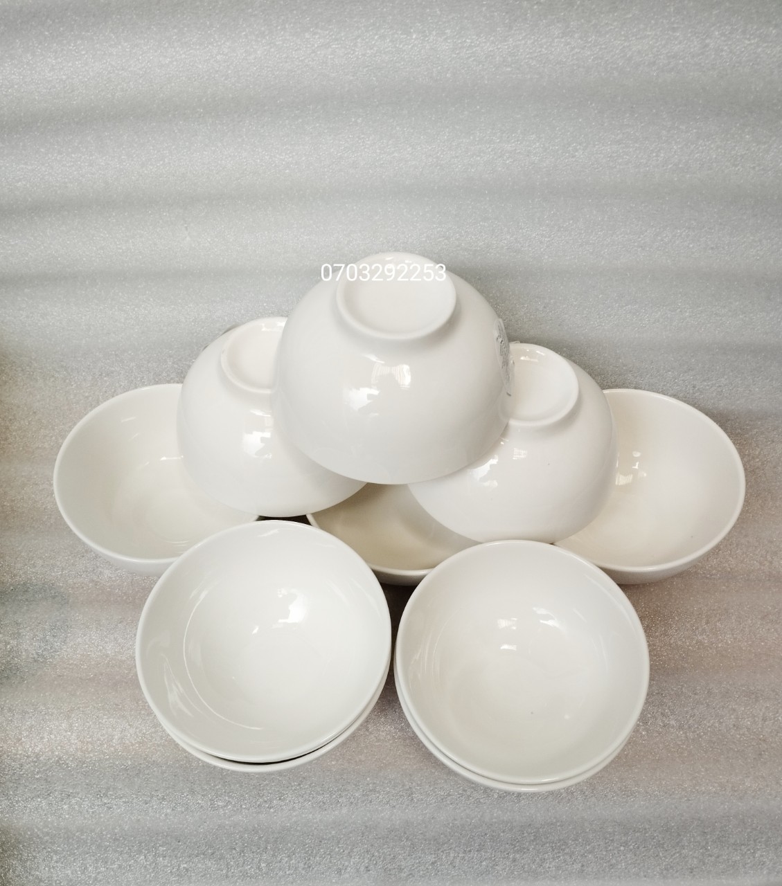 combo 10 chén hoặc 5 chén sứ ăn cơm trắng dày 11.5cm chén dày đẹp sang trọng