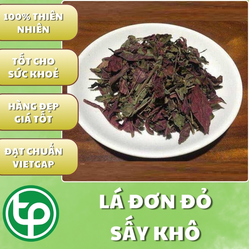 Lá đơn đỏ khô túi nhỏ loại 100g - Thảo Dược Tấn Phát