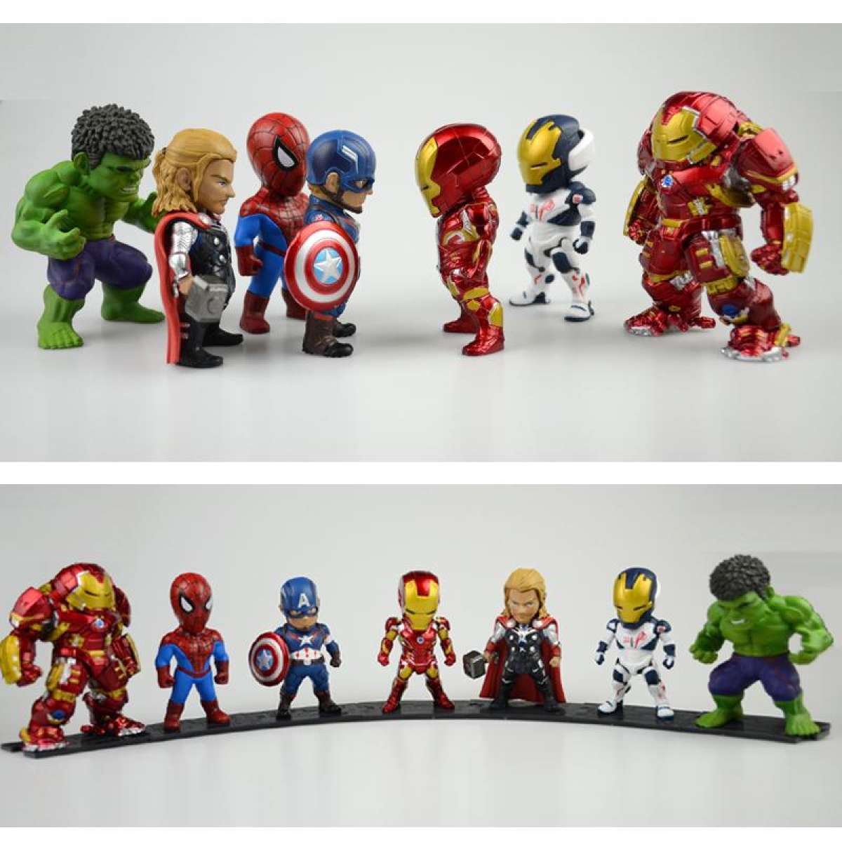 Bộ Đồ Chơi Biệt Đội Siêu Anh Hùng AVENGERS [6 thanh niên] - Mô hình Biệt đội siêu anh hùng The Avengers - Mô hình siêu anh hùng Marvel Avengers 6 Nhân Vật - Iron man, Thor, Captain America, Hulk, Người nhện, Shiper man