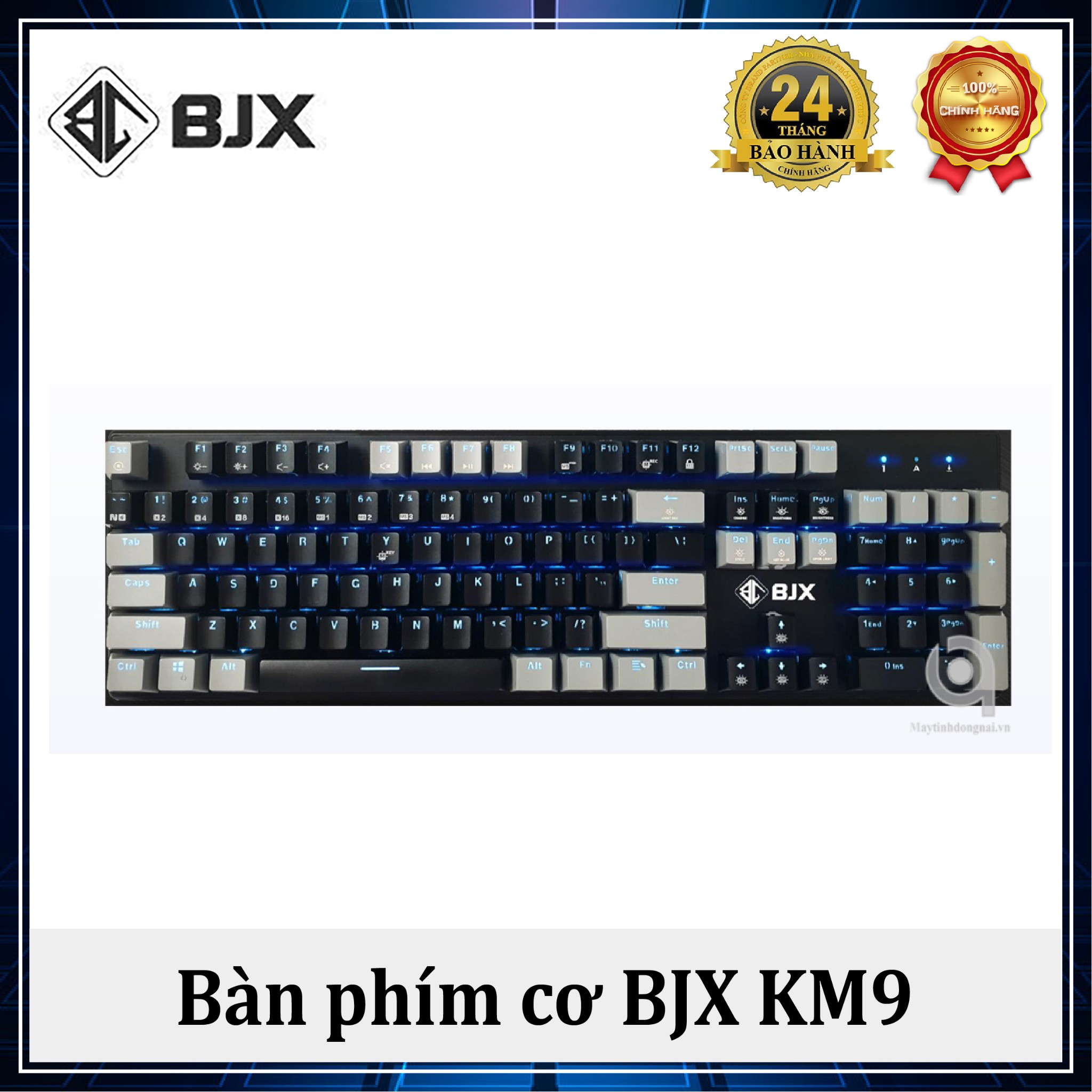 [HCM]BÀN PHÍM CƠ BJX KM9 New  Full Size Blue và RED Switch