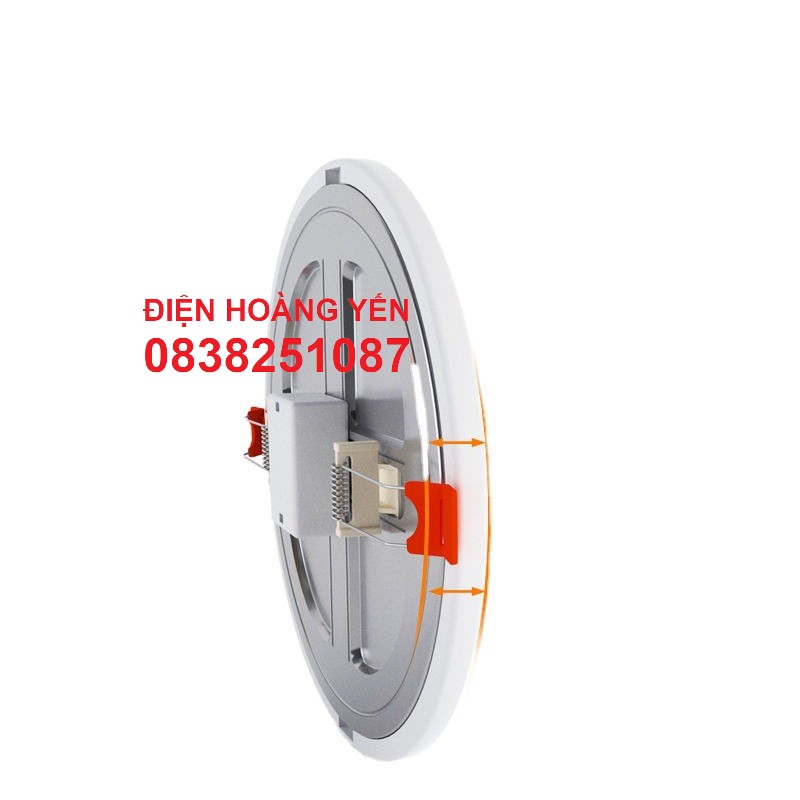 đèn âm trần đa năng tròn 15w 8w