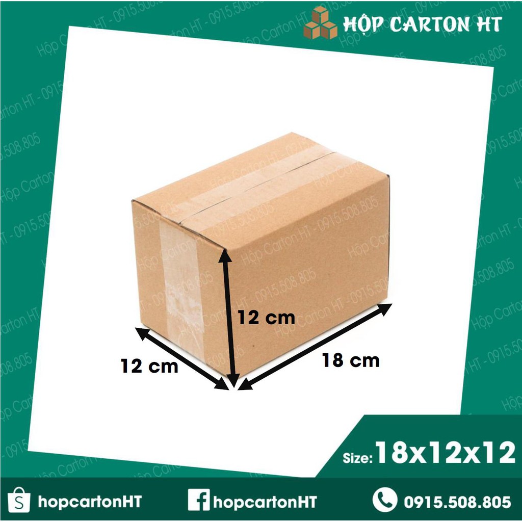 18x12x12 Combo 100 hộp carton
