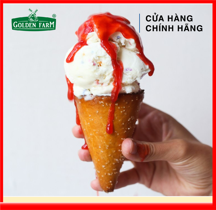 [ HÀNG CÔNG TY ] Siro Dâu Golden Farm 520ml
