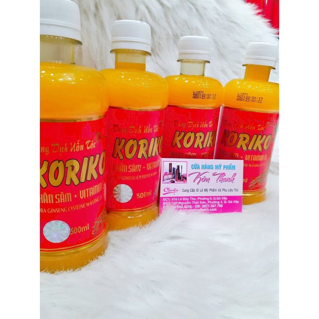 Thuốc uốn tóc Nhân Sâm KORIKO