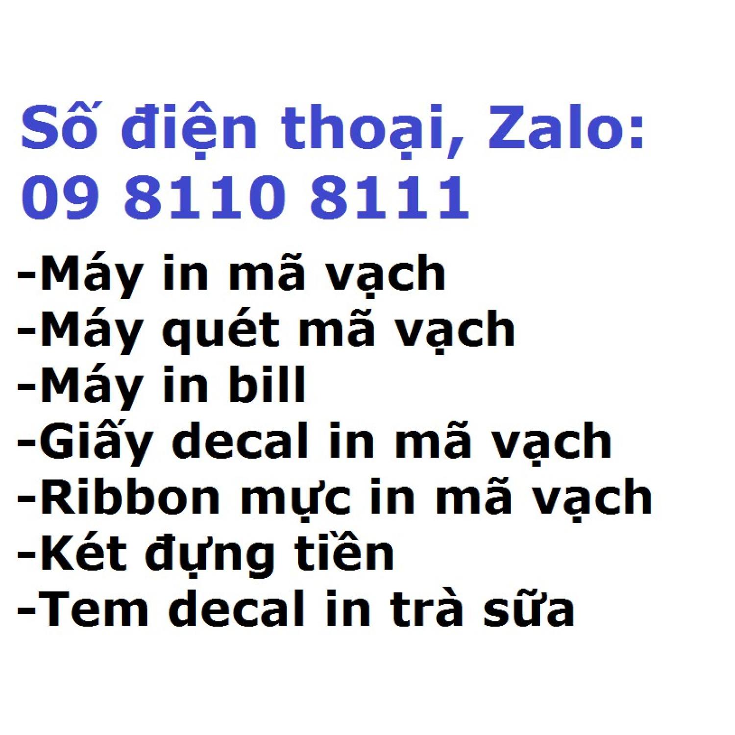 Giấy decal (35x22)mm x 50m tem chuẩn siêu thị 3 tem