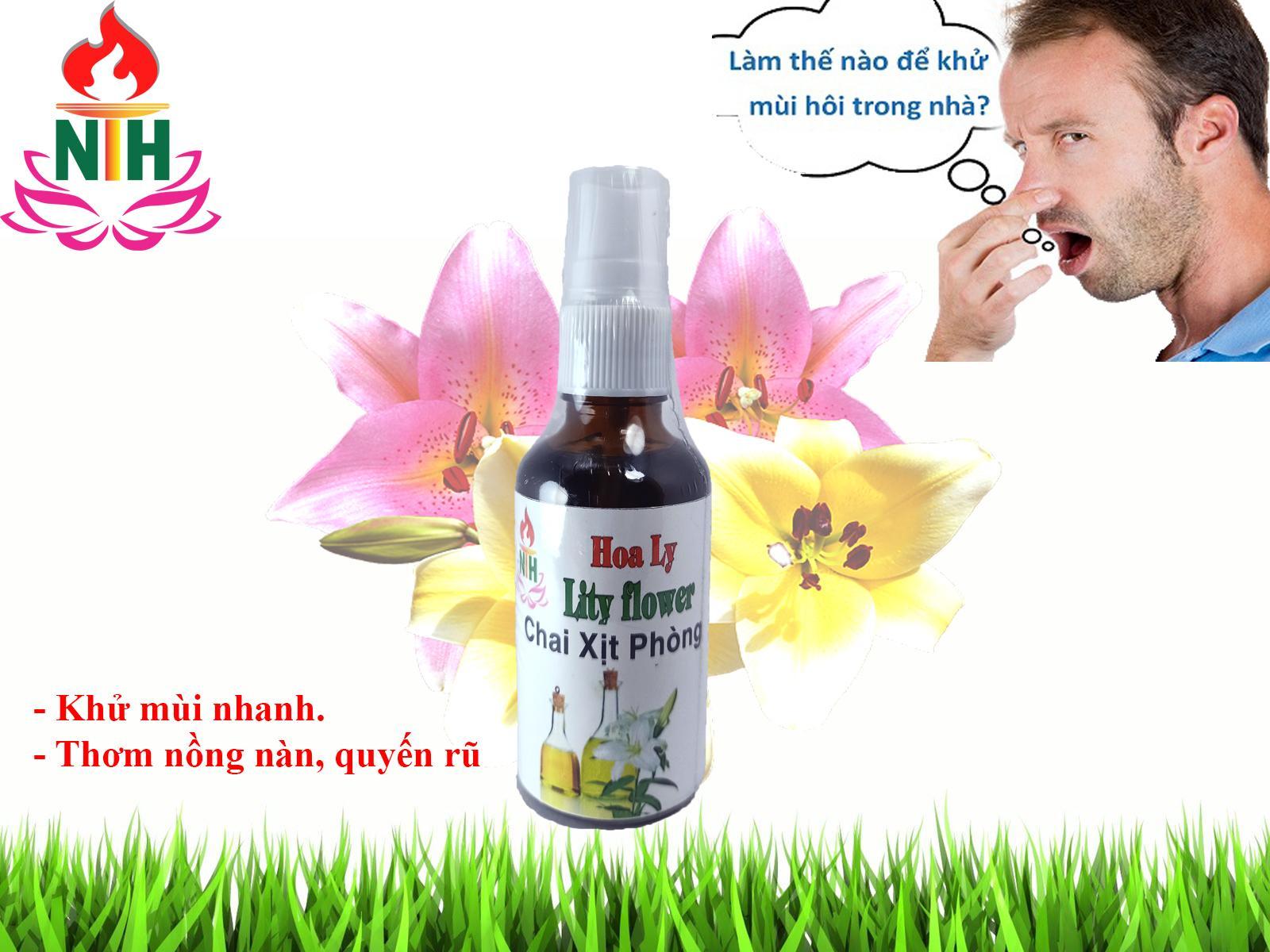 TINH DẦU XỊT PHÒNG HOA LY 100 ML