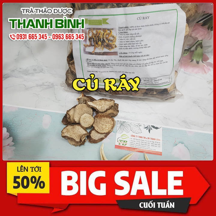 Củ Ráy Khô 500G Loại Cao Cấp - Thảo Dược Thanh Bình