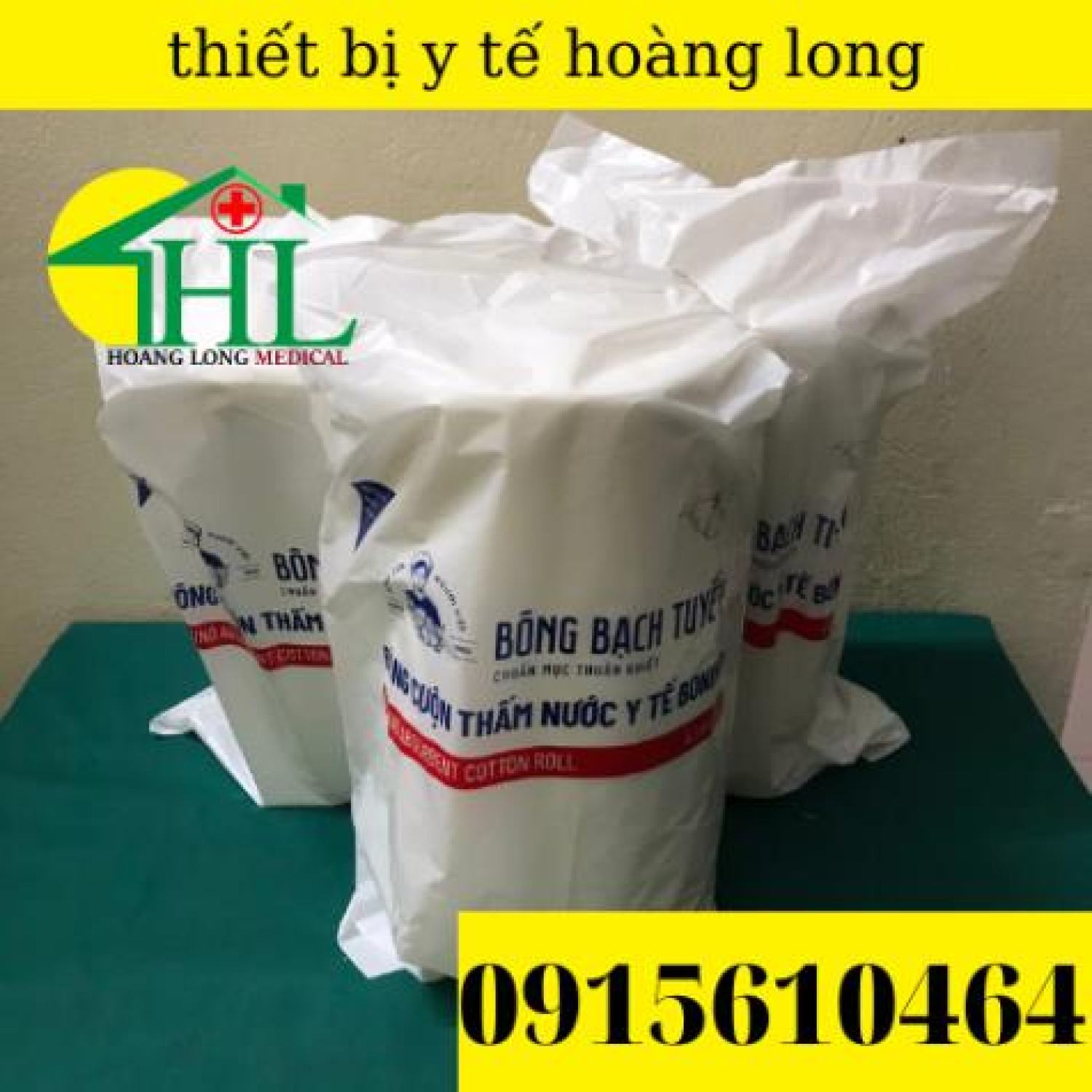 Bông Cuộn Gòn Y Tế Bạch Tuyết 01kg