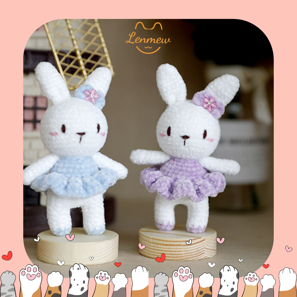 Len Nhung 2mm (Cuộn 40G) Chuyên Dùng Móc Thú Bông