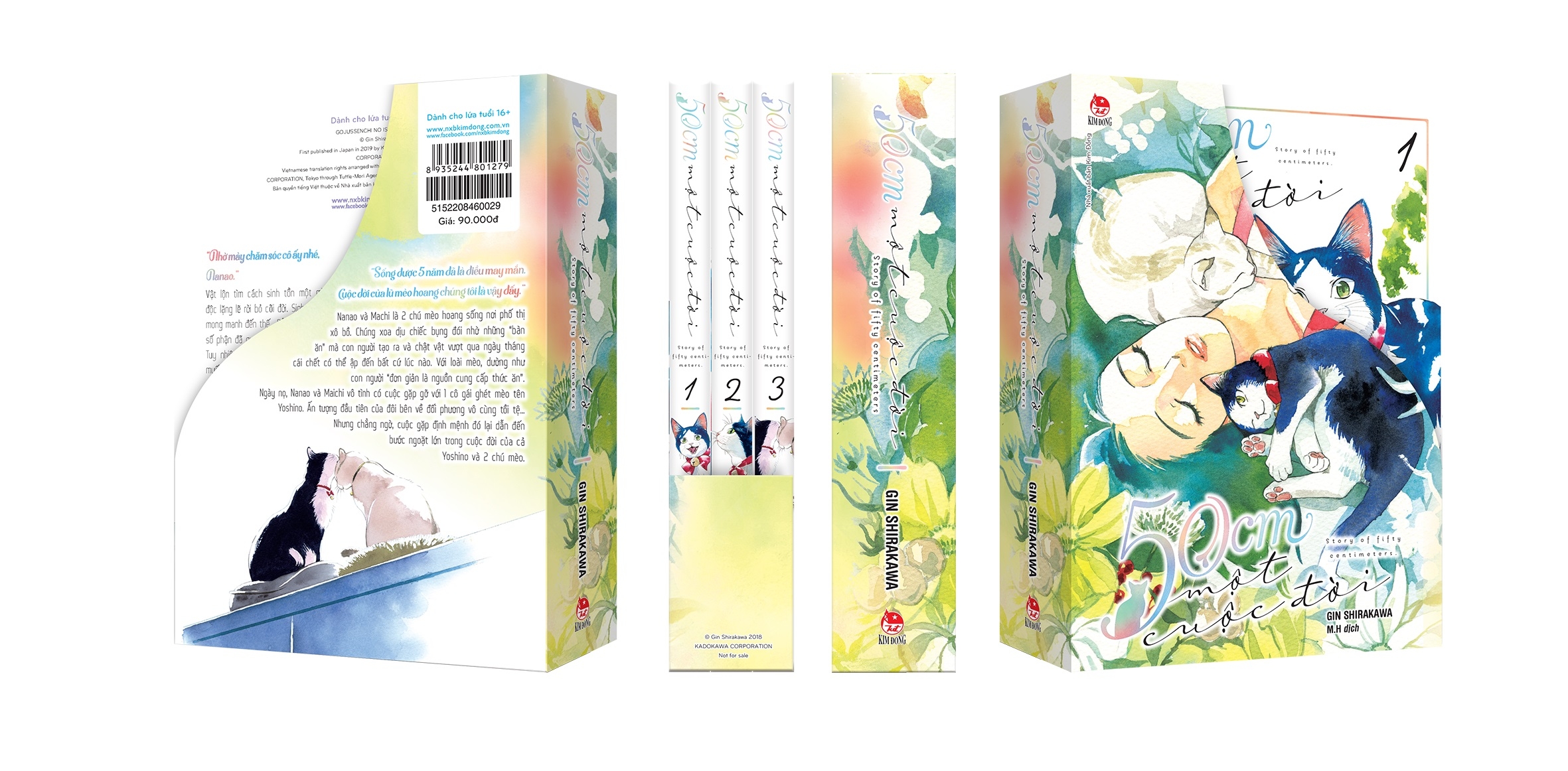 Fahasa - Boxset 50cm Một Cuộc Đời (Bộ 3 Tập)