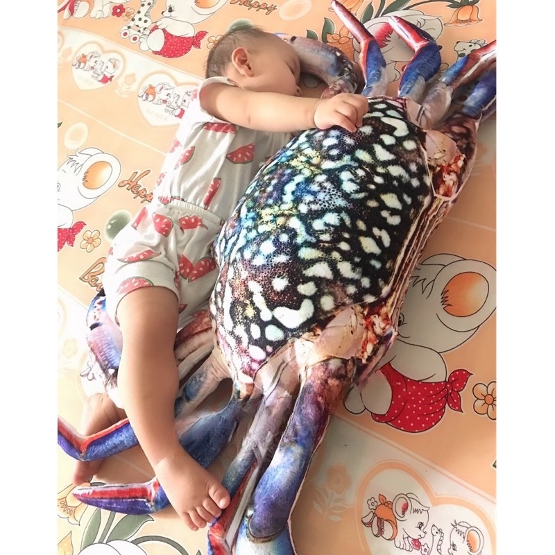 Gối Ôm 3d Ghẹ Siêu To