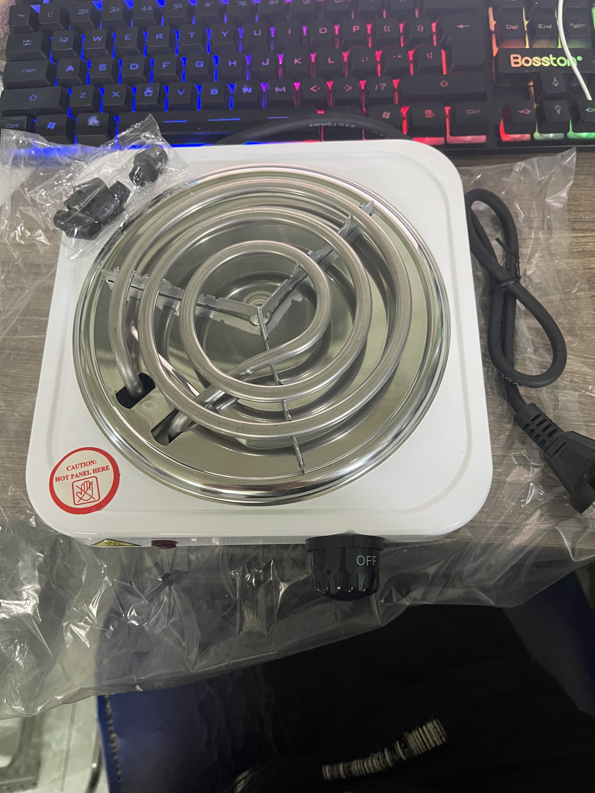 Bếp điện mini làm nóng pha cafe-Hot Plate 1000W