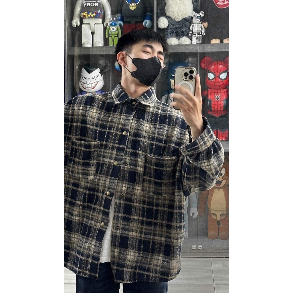 [15% Refund] 4-Color Striped Flannel Plaid Shirt